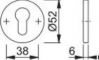 Click For Bigger Image: Arrone Euro Profile G201 Escutcheons.